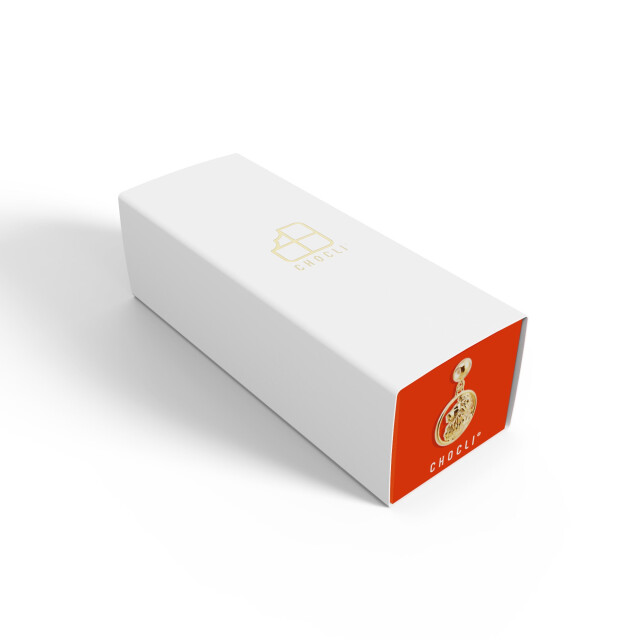 Chocli 18 Ayar Altın Kaplama Charm - Aslan Burcu