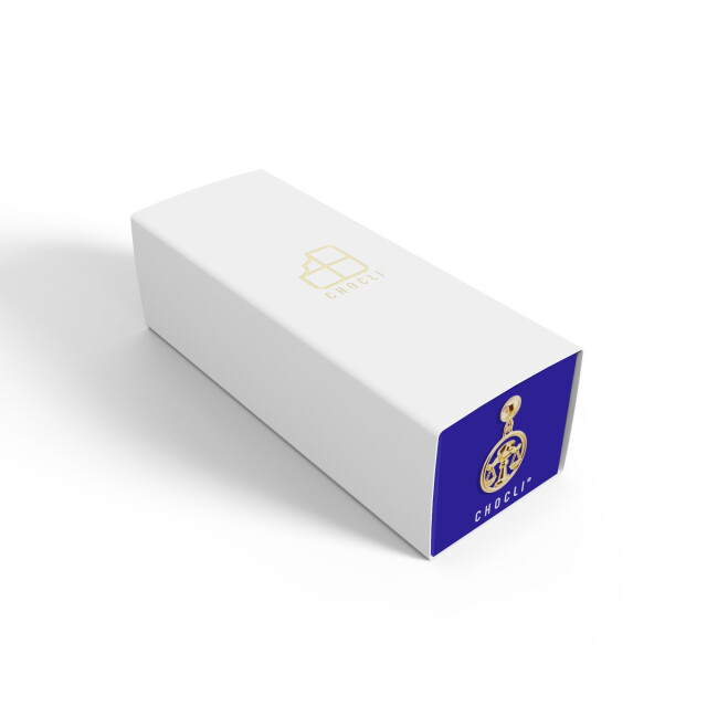 Chocli 18 Ayar Altın Kaplama Charm - Terazi Burcu