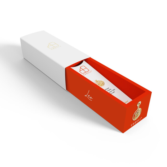 Chocli 18 Ayar Altın Kaplama Charm - Aslan Burcu