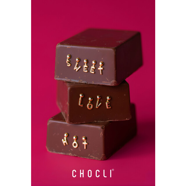 Chocli 18 Ayar Altın Kaplama Charm Harf - X