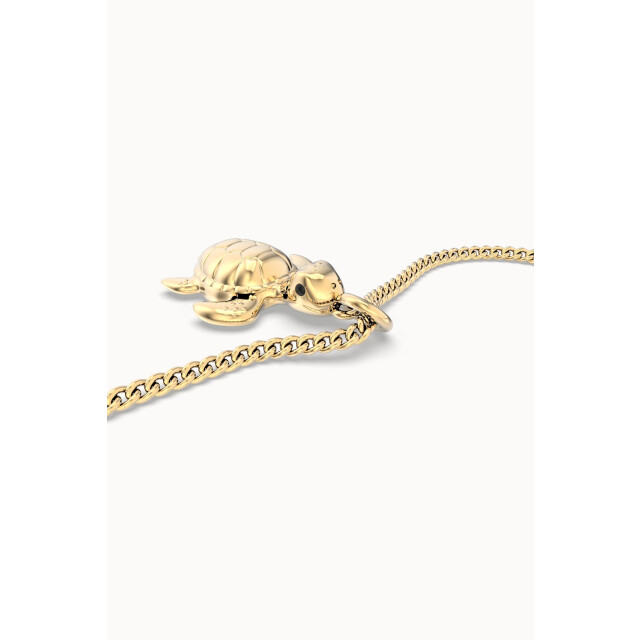 Chocli 18 Ayar Altın Kaplama Kaplumbağa Kolye