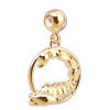 Chocli 18 Ayar Altın Kaplama Charm - Akrep Burcu