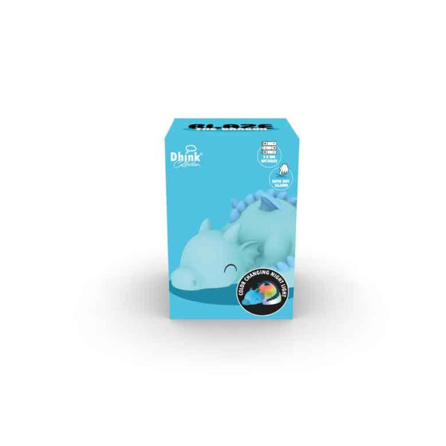 Dhink Silikon Gece Lambası Dragon Mavi