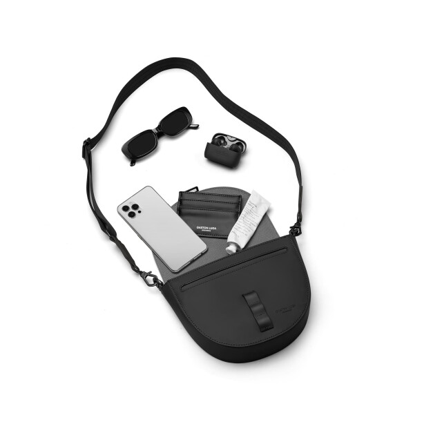 Gaston Luga Spläsh Moon Crossbody Omuz Çantası - Black