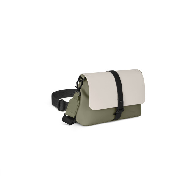 Gaston Luga Spl&auml;sh Crossbody Bag - Cloud Cream / Sage
