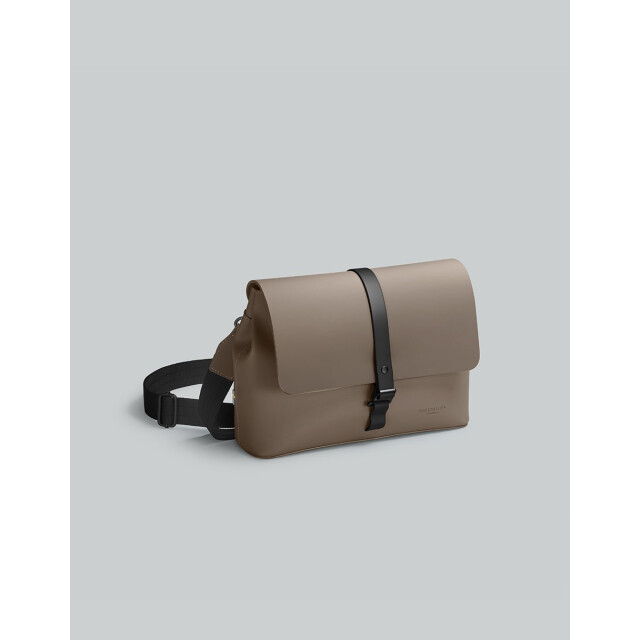 Gaston Luga Splash Crossbody Medium &Ccedil;anta - Kahverengi