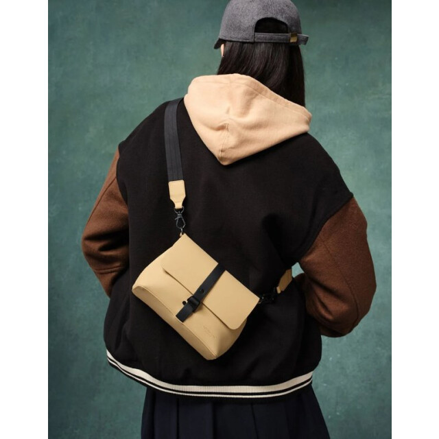 Gaston Luga Splash Crossbody &Ccedil;anta- Latte