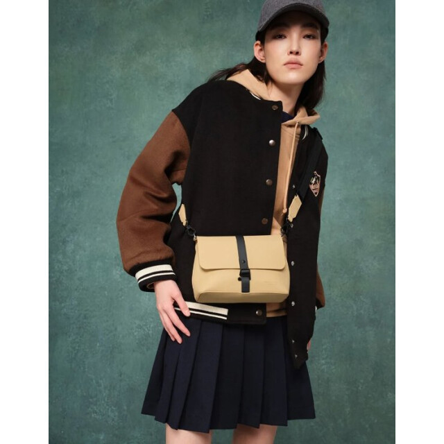 Gaston Luga Splash Crossbody &Ccedil;anta- Latte