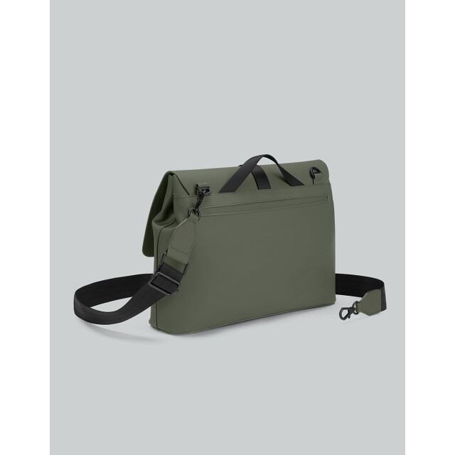 Gaston Luga Splash Crossbody Large 14" &Ccedil;anta - Zeytin Yeşili