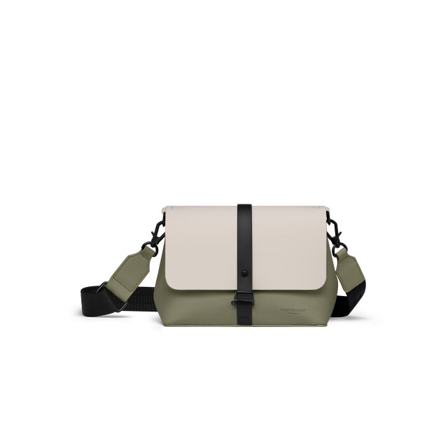 Gaston Luga Spl&auml;sh Crossbody Bag - Cloud Cream / Sage