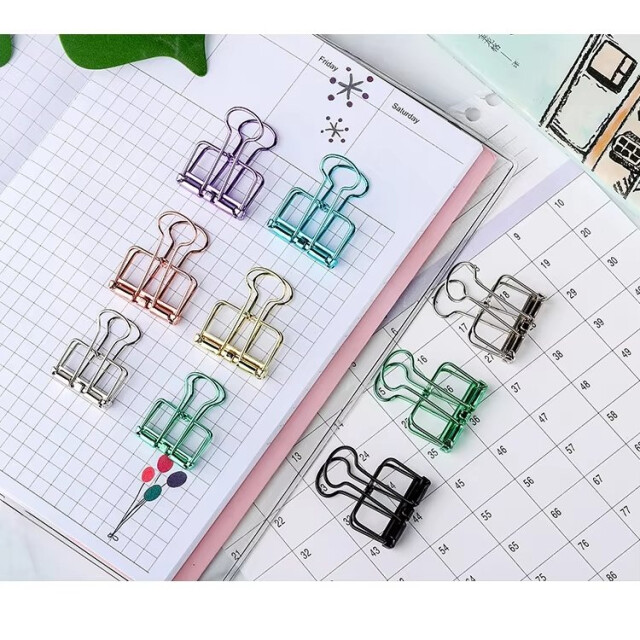 Kayıgo Tiny Paslanmaz Mini &Ccedil;elik Klips Altılı - Siyah