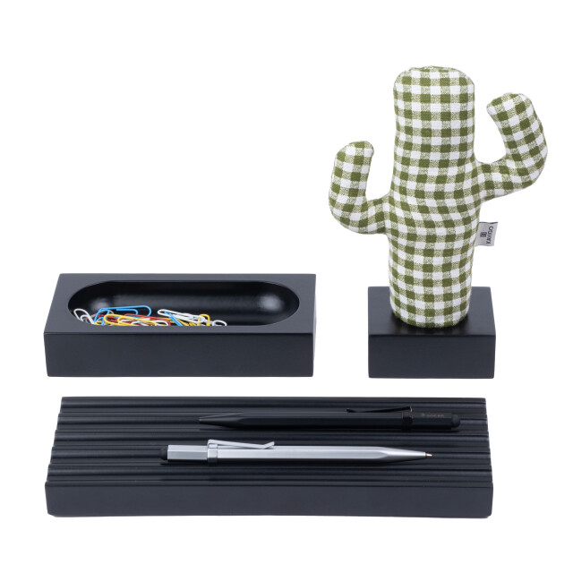 Kayıgo Kayigo Siyah Woody Yeşil Pöti Kareli Cactus Üçlü Set