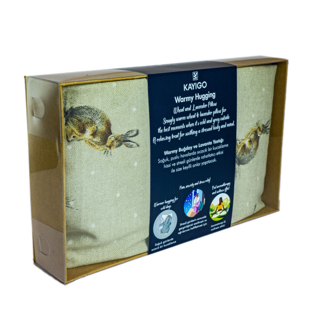 Kayıgo Kayigo Warmy Ilık Sarılma Yastığı - Tavşan Desenli