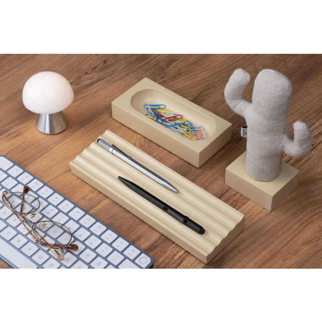 Kayıgo Kayigo  Woody Krem Üçlü Ofis  Seti - Bej Cactus