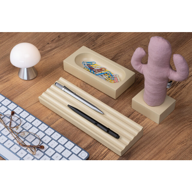Kayıgo Kayigo Woody Krem Üçlü Ofis  Seti - Pembe Cactus