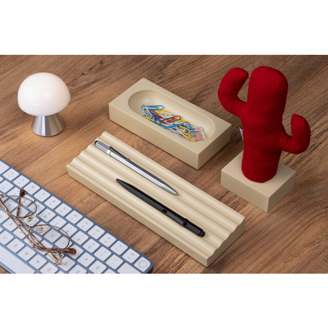 Kayıgo Kayigo  Woody Krem Üçlü Ofis  Seti - Kırmızı Cactus