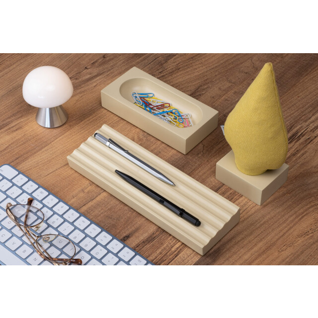 Kayıgo Kayigo Woody Krem Üçlü Ofis  Seti - Sarı Ladin