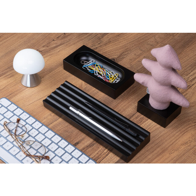 Kayıgo Woody Siyah &Uuml;&ccedil;l&uuml; Ofis Seti - Pembe &Ccedil;am