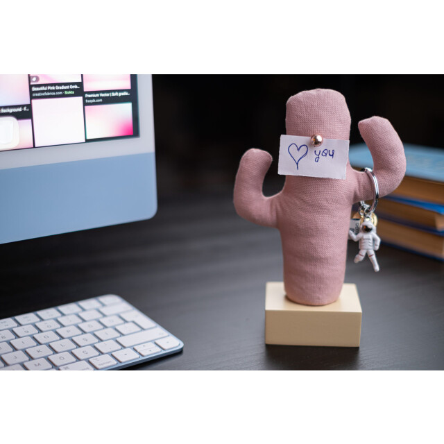 Kayıgo Kayigo Woody Krem Üçlü Ofis  Seti - Pembe Cactus