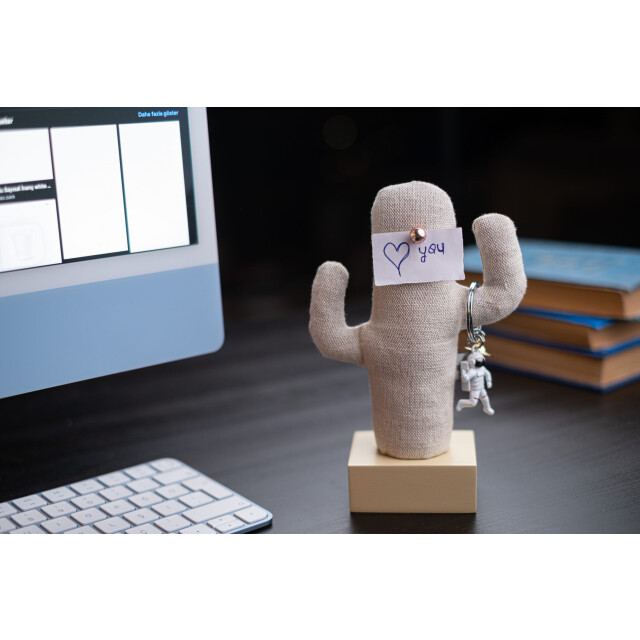 Kayıgo Kayigo  Woody Krem Üçlü Ofis  Seti - Bej Cactus