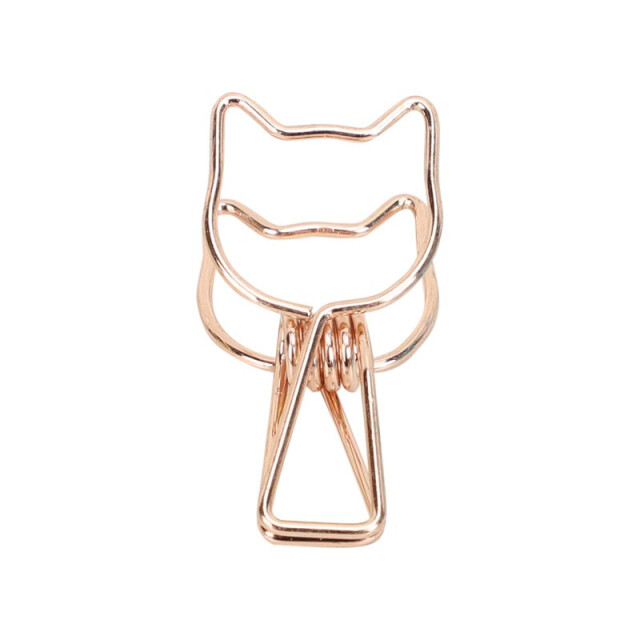 Kayıgo Tiny Paslanmaz Çelik Kedi Klips Altılı -Rose