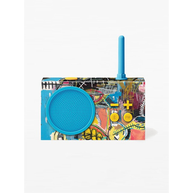 Lexon Tykho 3 Bluetooth Hoparl&ouml;r ve Radyo X Jean-Michel Basquiat Skull
