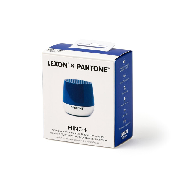 Lexon x Pantone Mino + Bluetooth Hoparlör Mavi