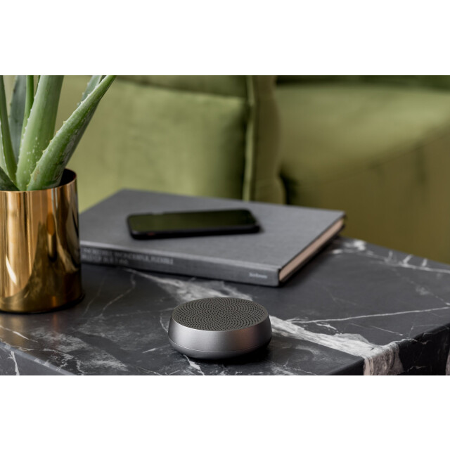 Mino+ L Taşınabilir Bluetooth&reg; Hoparl&ouml;r &ndash; 5W - Metalik Gri