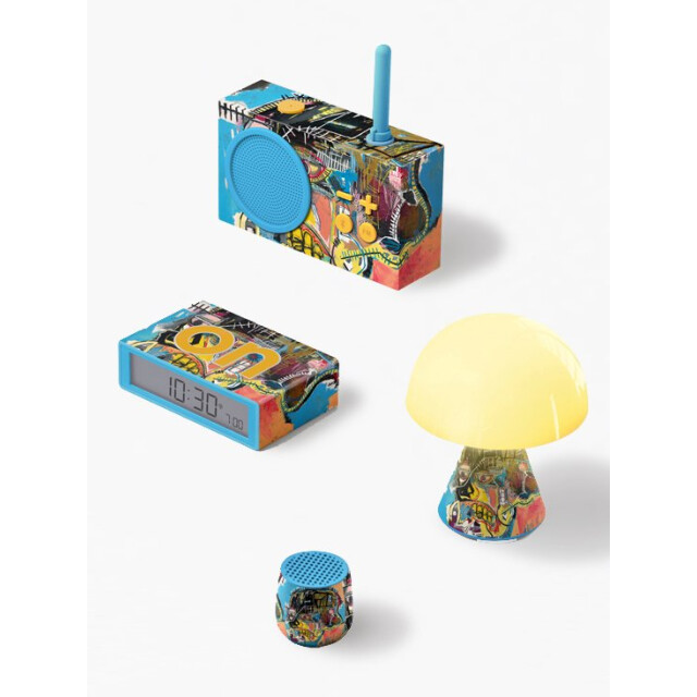 Lexon Tykho 3 Bluetooth Hoparl&ouml;r ve Radyo X Jean-Michel Basquiat Skull
