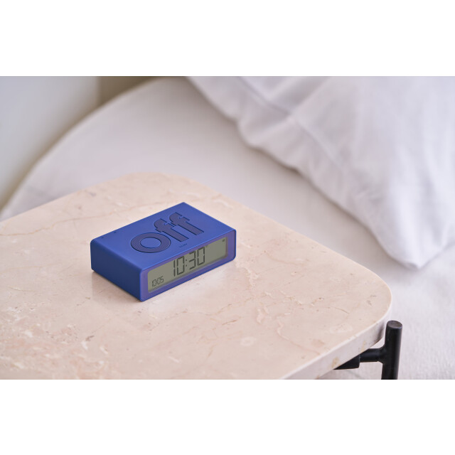 Lexon Flip Mini Şarj Edilebilir Alarm Saat Lacivert