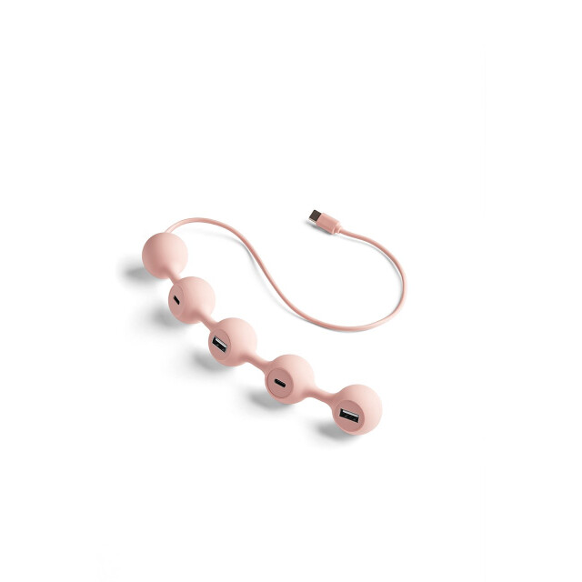 Lexon Peas Hub C USB Çoğaltıcı Pembe