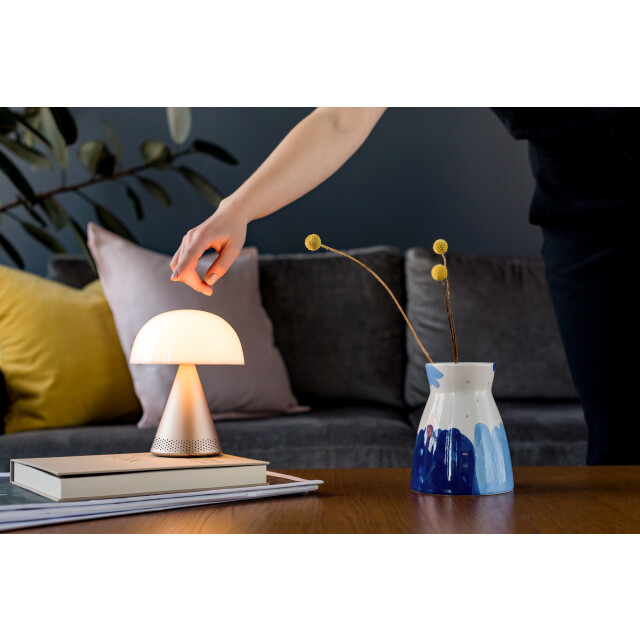 Lexon Mina L Led Lamba ve  Bluetooth Hoparlör Dore