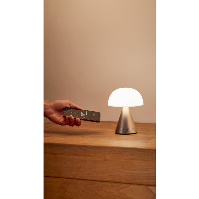 Lexon Mina L Led Lamba ve  Bluetooth Hoparlör Dore