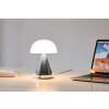 Lexon Mina L Led Lamba ve  Bluetooth Hoparlör Metalik Gri