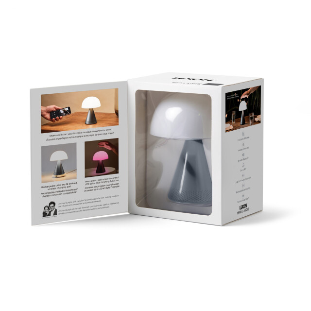 Lexon Mina L Led Lamba ve  Bluetooth Hoparlör Dore