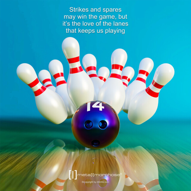 Metalmorphose Bowling Anahtarlık