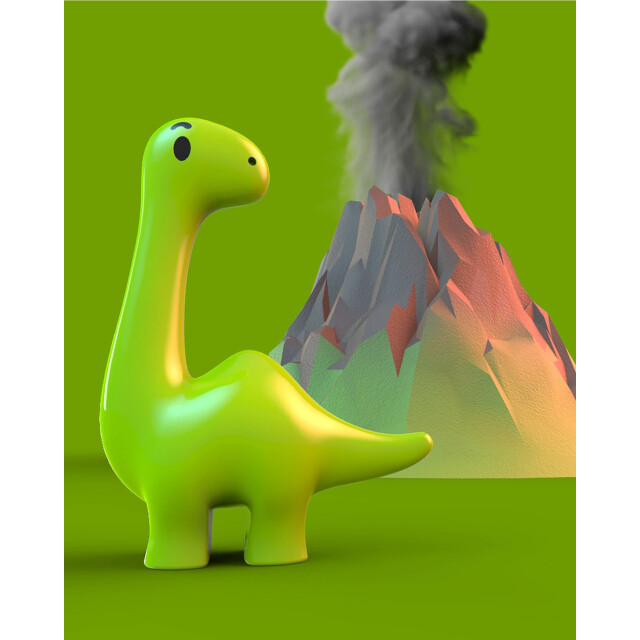 Metalmorphose Dino Anahtarlık