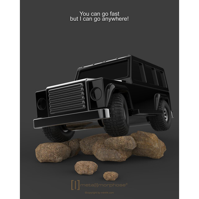 Metalmorphose Off Road Anahtarlık