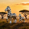 Metalmorphose Zebra Anahtarlık