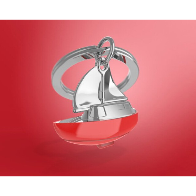 Metalmorphose Yelkenli Tekne Anahtarlık