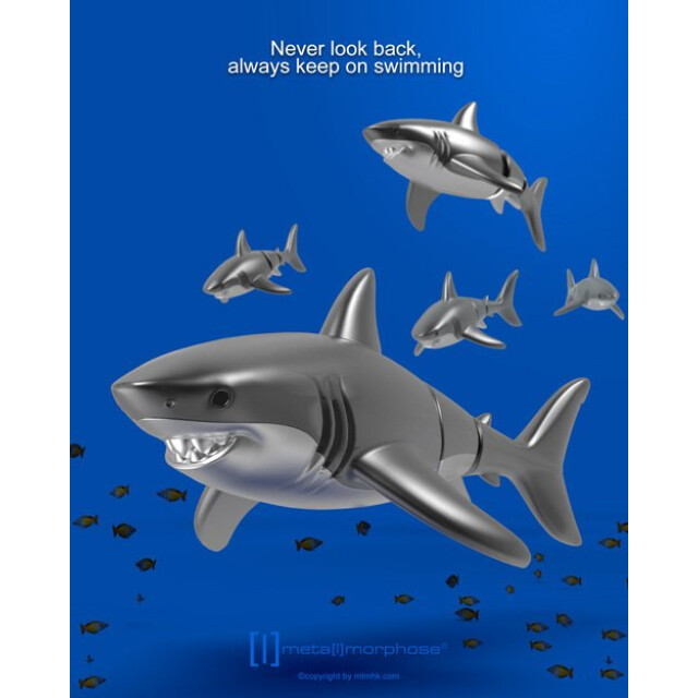 Metalmorphose Moving Shark Anahtarlık