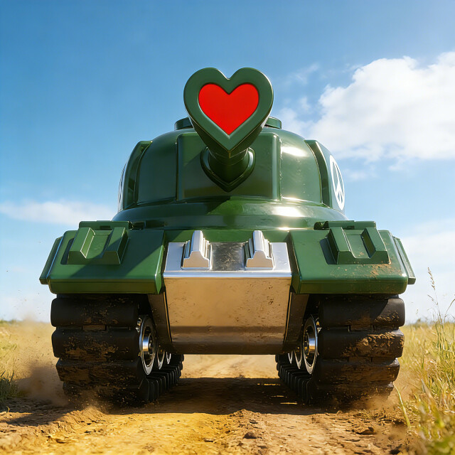 Metalmorphose Barış Tankı Anahtarlık