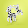 Metalmorphose Zebra Anahtarlık