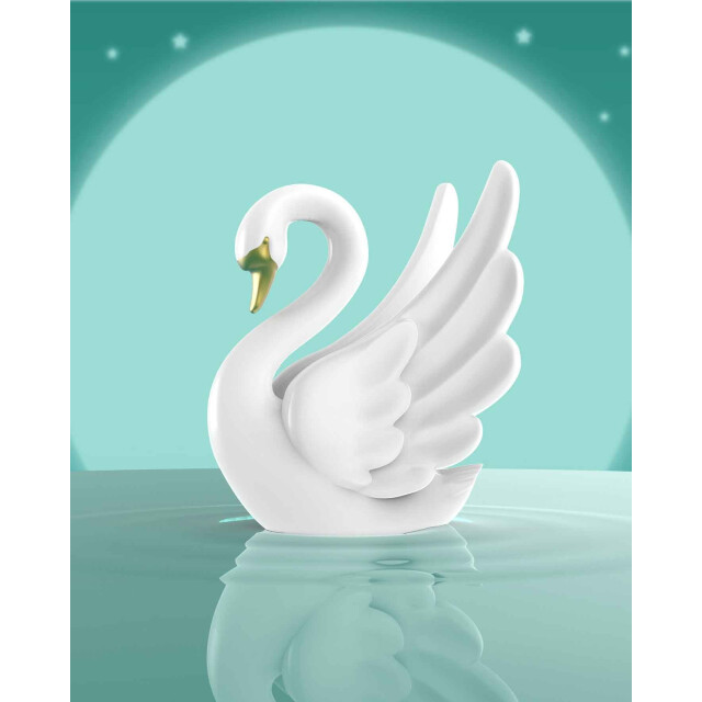 Metalmorphose Kuğu Anahtarlık Beyaz