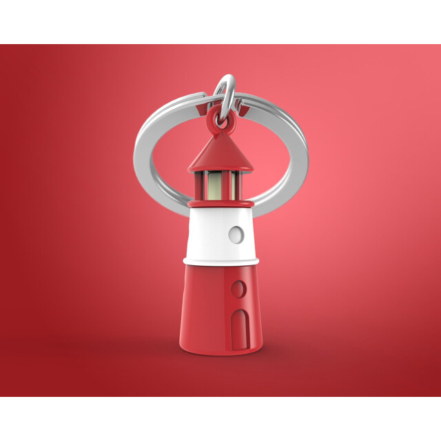 Metalmorphose Deniz Feneri Anahtarlık Kırmızı