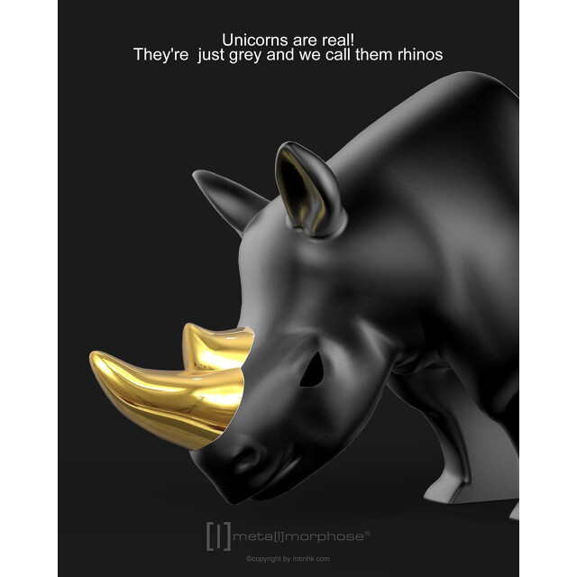 Metalmorphose Rhino Anahtarlık