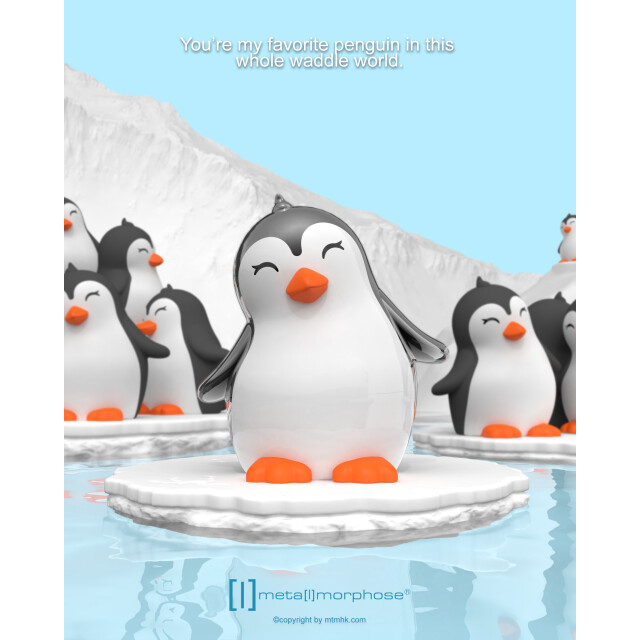 Metalmorphose Penguen Anahtarlık