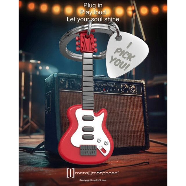 Metalmorphose Elektro Gitar Anahtarlık
