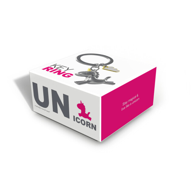 Metalmorphose 3D Uçan Unicorn Anahtarlık