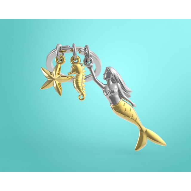 Metalmorphose Deniz Kızı Anahtarlık
